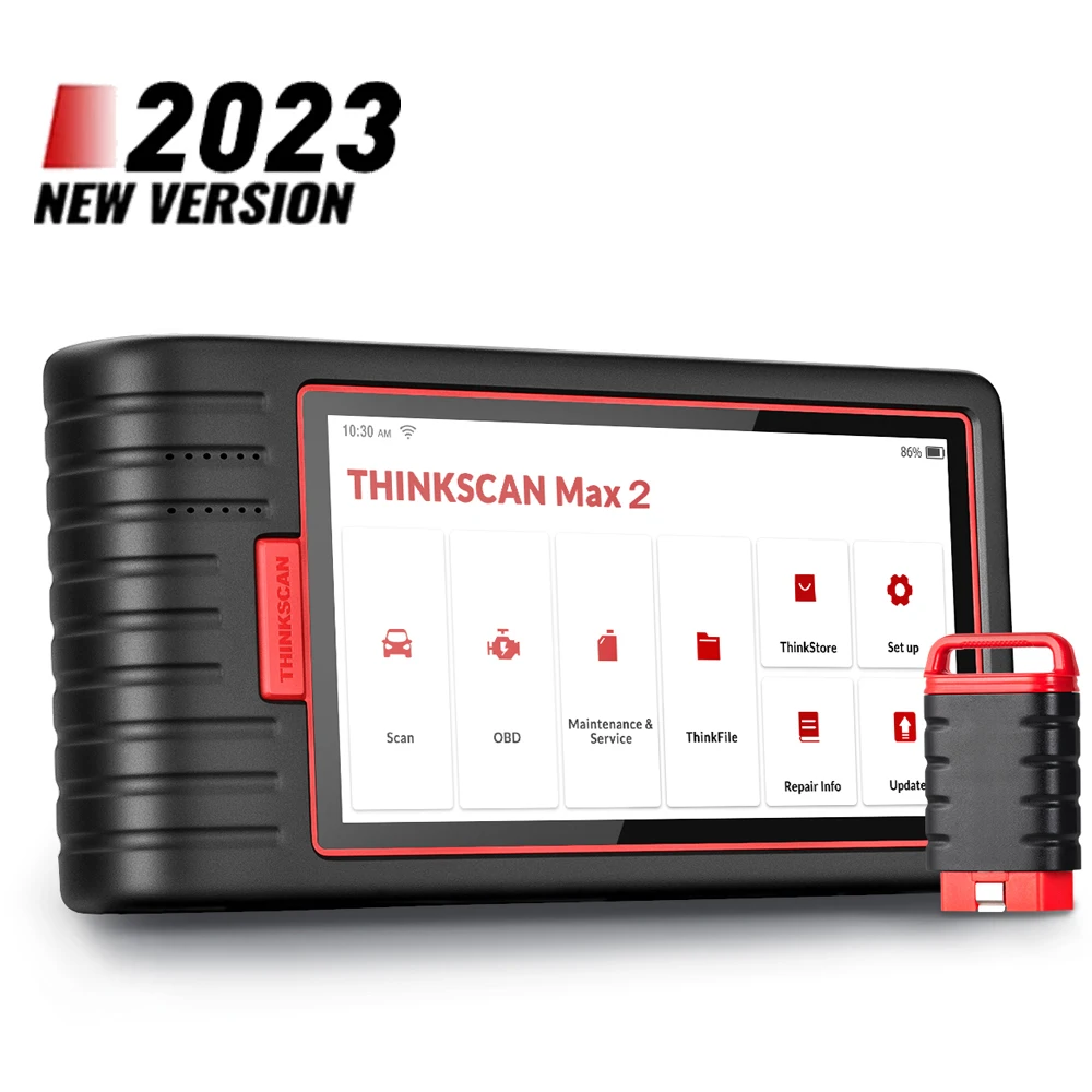 Thinkcar OBD2 스캐너 무선 Thinkscan Max2 평생 무료 업그레이드 진단 도구 CAN-FD 프로토콜 모든 시스템