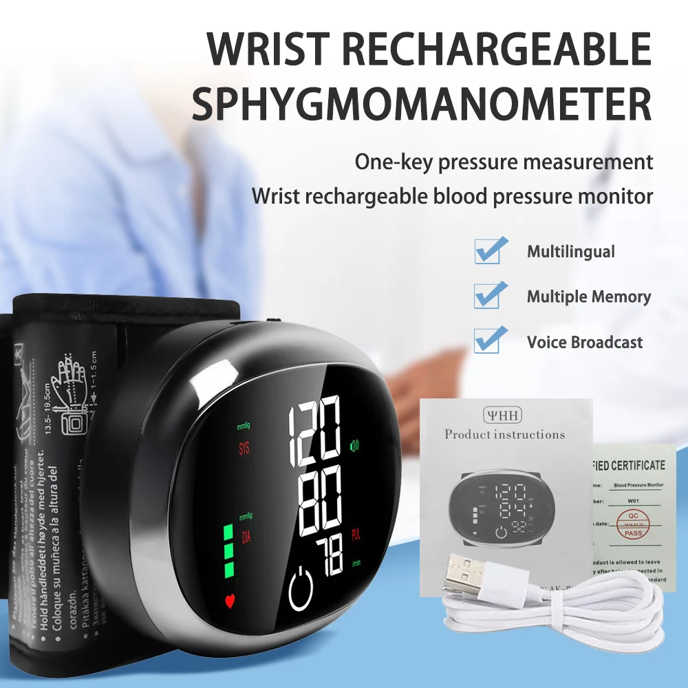 Automatic Wrist Blood Pressure Monitor 2