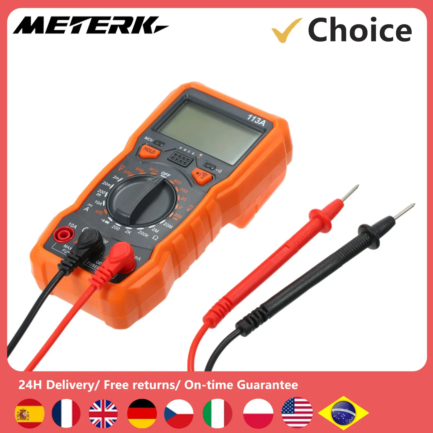 RICHMETERS-Multimeter-RM113D-Multimetro-Tester-Digital-Multimeter-6000 ...