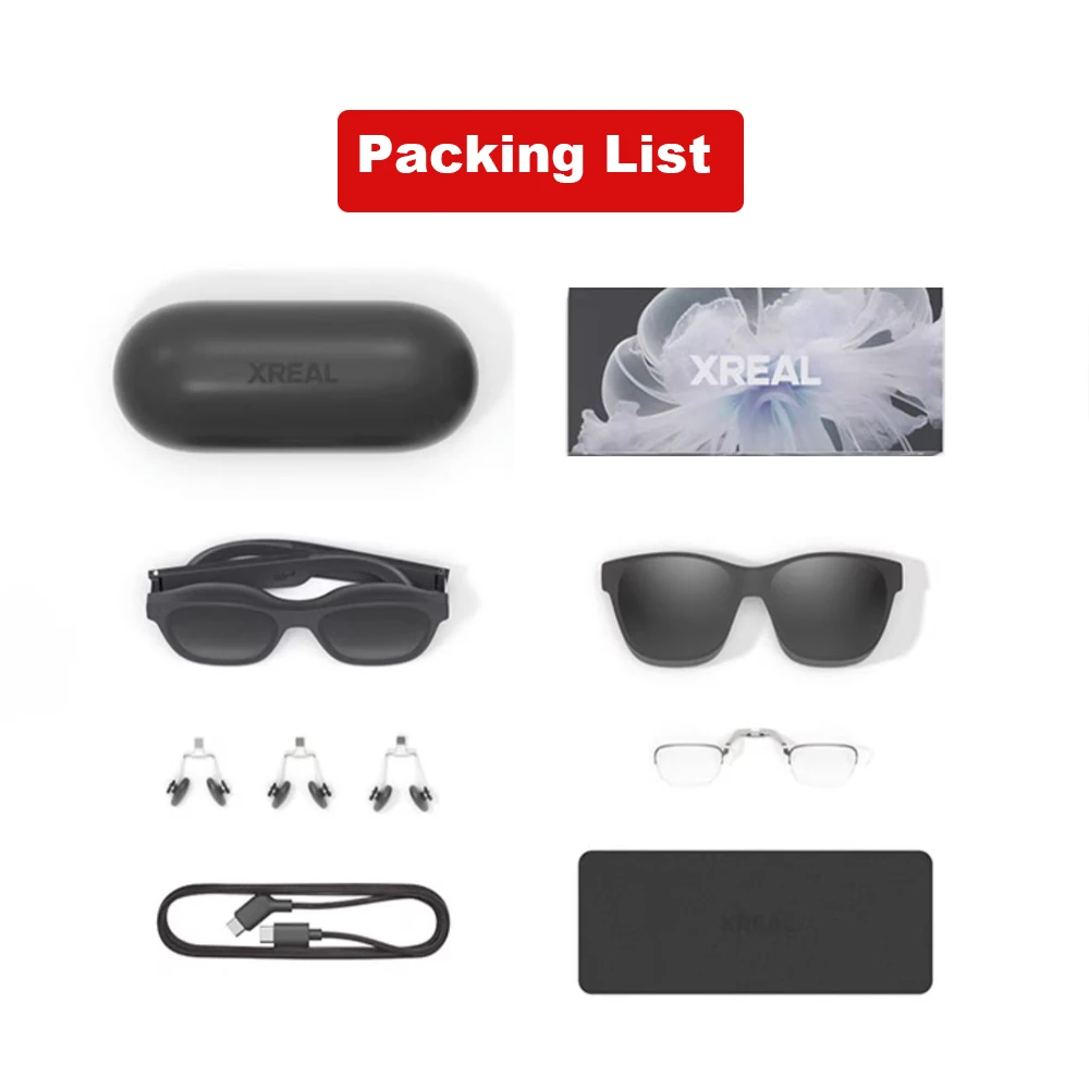 XREAL Air 2 Smart AR Glasses Beam Portable 130 Inch Space Giant Screen Micro-OLED 1080P View Mobile Computer HD Private Cinema