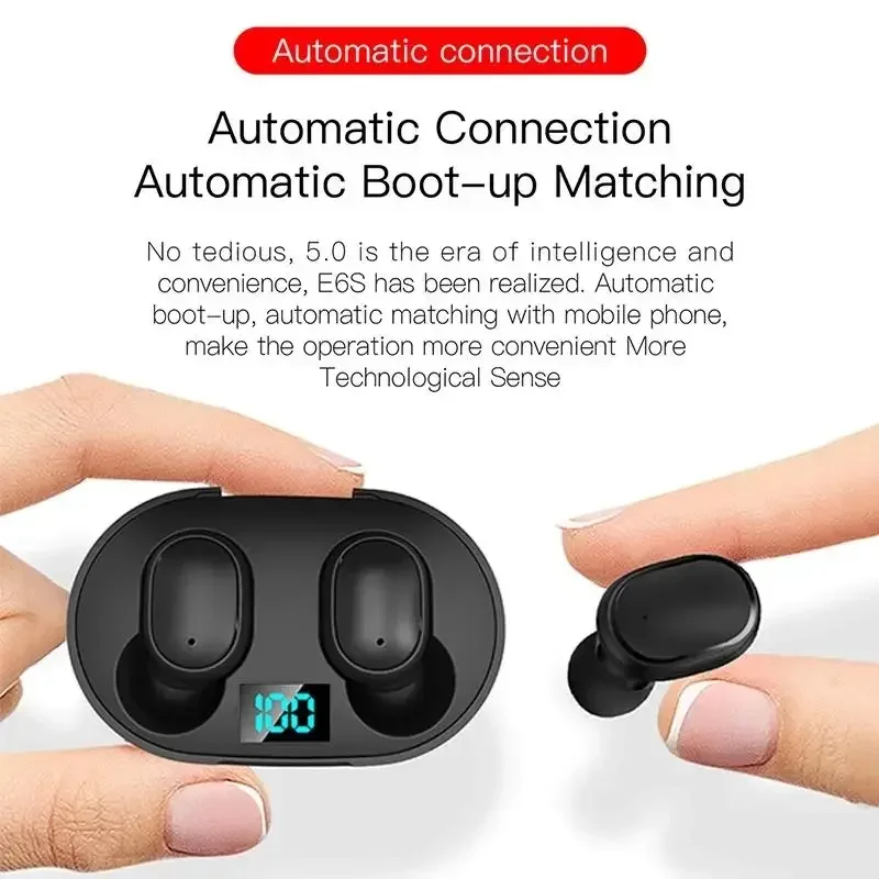 Wireless Bluetooth Earphones Noise Cancelling Headset