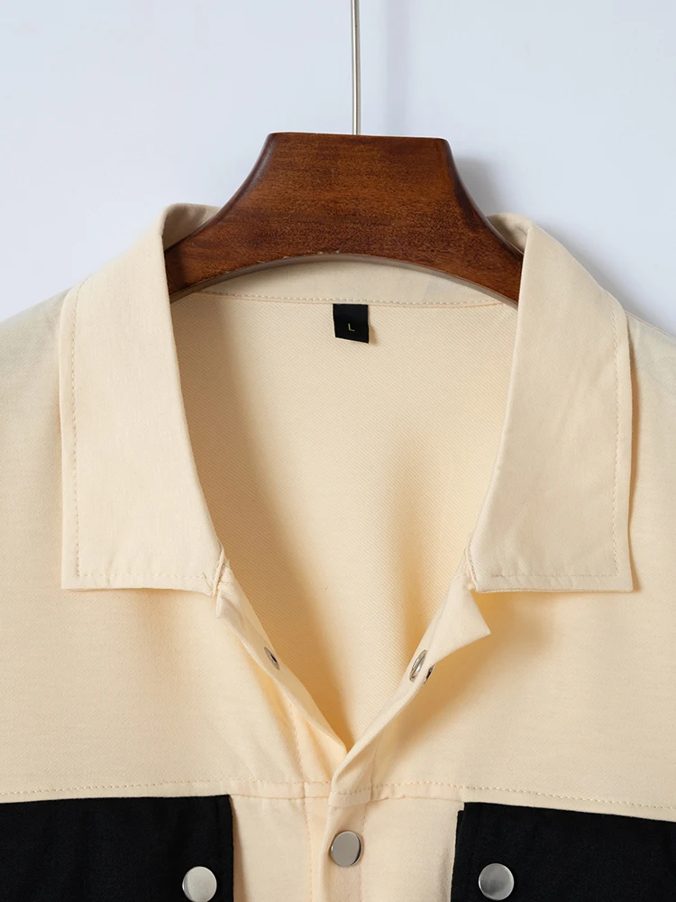 أطقم رجالية صيفية كاجوال لعام 2026، قمصان بأكمام قصيرة وشورتات بتصميم عتيق متعدد الجيوب، ملابس رجالية عصرية للشارع