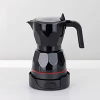 110 V/220 V cafetière électrique Portable 150 ml 3 tasses en aluminium moka Pot électrique cafetière italienne percolateur pour la maison rouge 2