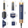 Professional 7 in 1 Hair Dryer 11000RPM High Speed Blow Dryer Hair Strighter Hot Air Styling Tools Set Hair Curler Salon /Barber 3