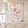 Modern Creative Butterfly Digital Wall Clocks Luxury Dining Room Decor Wall Clock Living Room Decoration Led Luminous Wall Clock 1