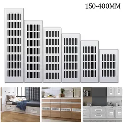 150mm Air Vent Grille Ventilation Cover Aluminium Alloy Rectangular Cabinet Wardrobe Air Vent Grille Furniture Breathable Mesh