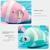 Bath Toys Cute Swimming Clown Fish Cartoon Animal Floating Wind Up Toys Shower Water Game Classic Clockwork Toys For Kids 5