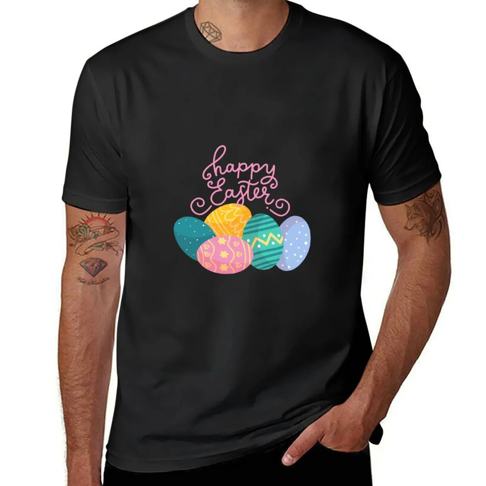 

Colorful Easter Market: The Most Beautiful Gift of Spring T-Shirt tops kawaii clothes anime clothes mens t shirts casual stylish