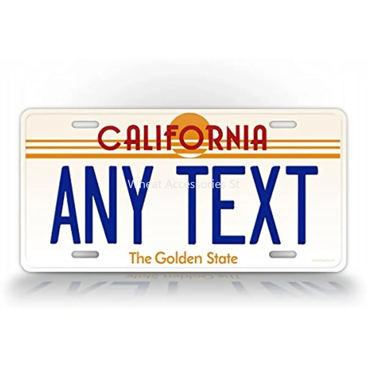 

Custom Vintage California State Auto Tag Official Replica CA License Plate Any Text! Personalized Sign