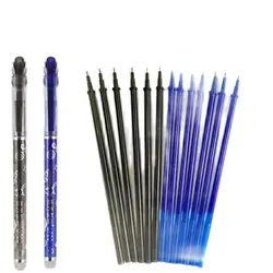 12 Pack 6 Blue 6 Black Erasable Gel Pen Refills Gel Ink Refills Friction Erasable PensFine Point 0.7 mm Perfect for Writing