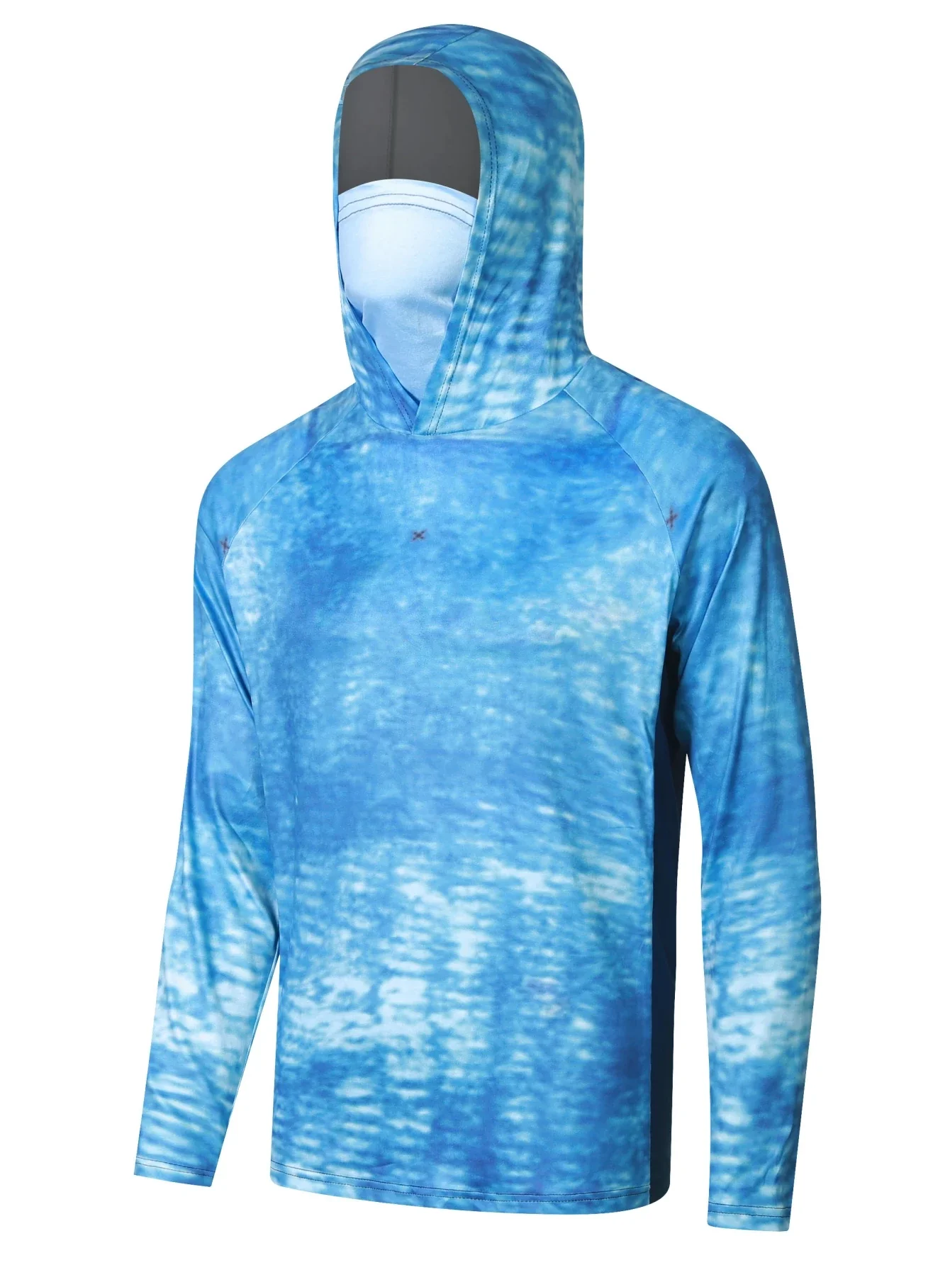 Chemise De Pêche Pelagic été Homme Avec Capuche Et Couvre-visage - Manches Longues