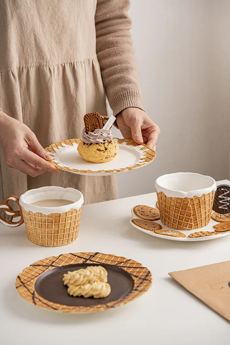 VanteHome™ - Diy Cup Cute Coffee Dish Creative Home Decoration Mug