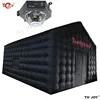 7x5m Disco Light N Fog Machine Black Cube Blow Up Bar Tent Inflatable Nightclub Portable Inflatable Party Tent Free Air Shipping 6