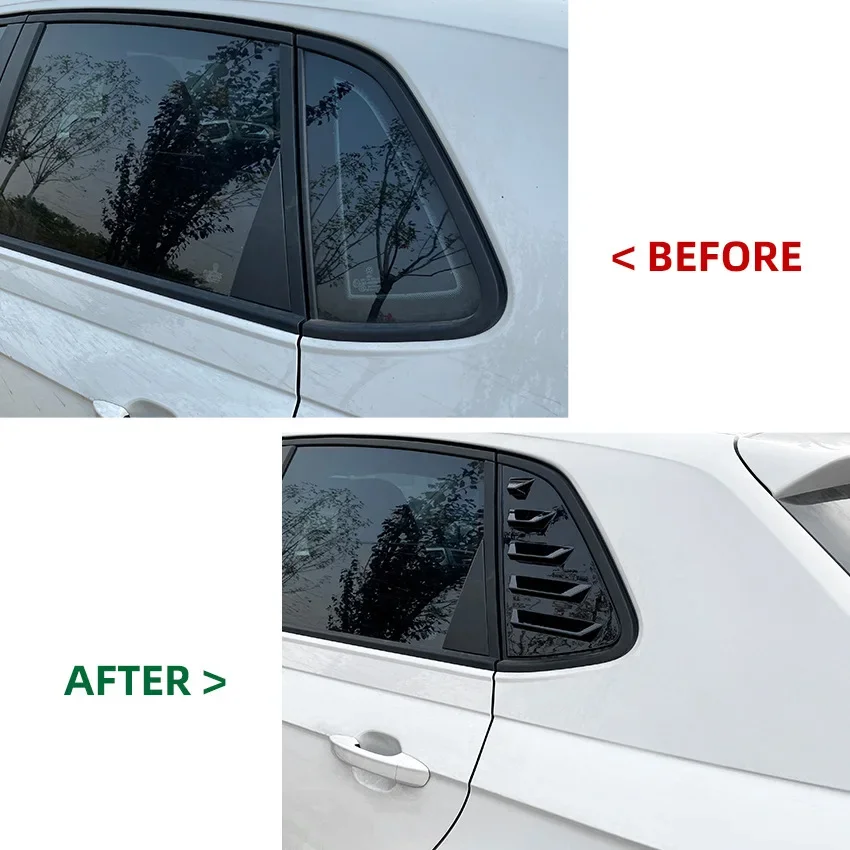 Car Rear Window Shutter Cover Trim For Volkswagen VW Polo MK5 6R 6C 2011-For VW Mk6 Polo-car rear window cover