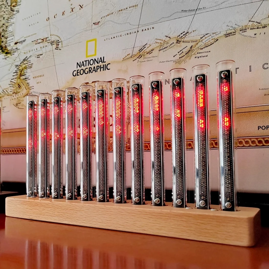 12-bit Creative High Sensitivity RGB Pickup Level Light Quasi-nixie Tube Rhythm Light Gift AGC Gain Brightness Adjustable 3