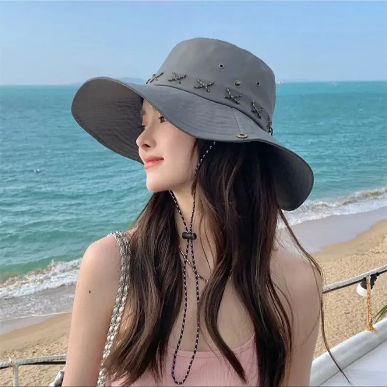 Spring summer men women universal quick dry outdoor hat hundreds of unisex riding mountaineering casual sunscreen hat cowboy