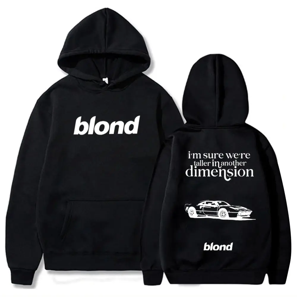 Frank Ocean Blonde Album Hoodie Frank Ocean White Ferrari Music Ladies Harajuku Long Sleeve Sweatshirt Unisex 4