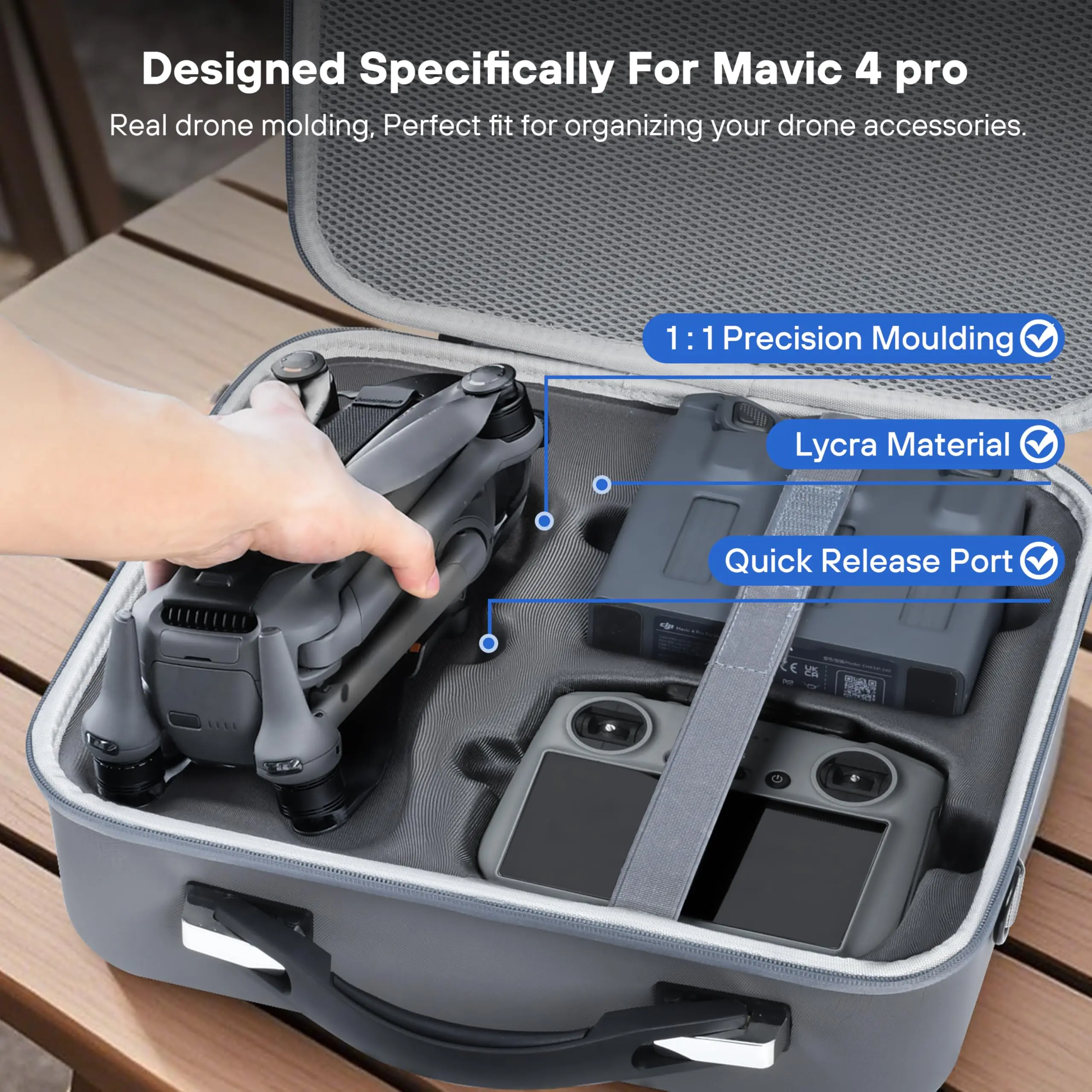 Sac de transport Mavic 4 Pro – étui bandoulière pour DJI RC Pro 2