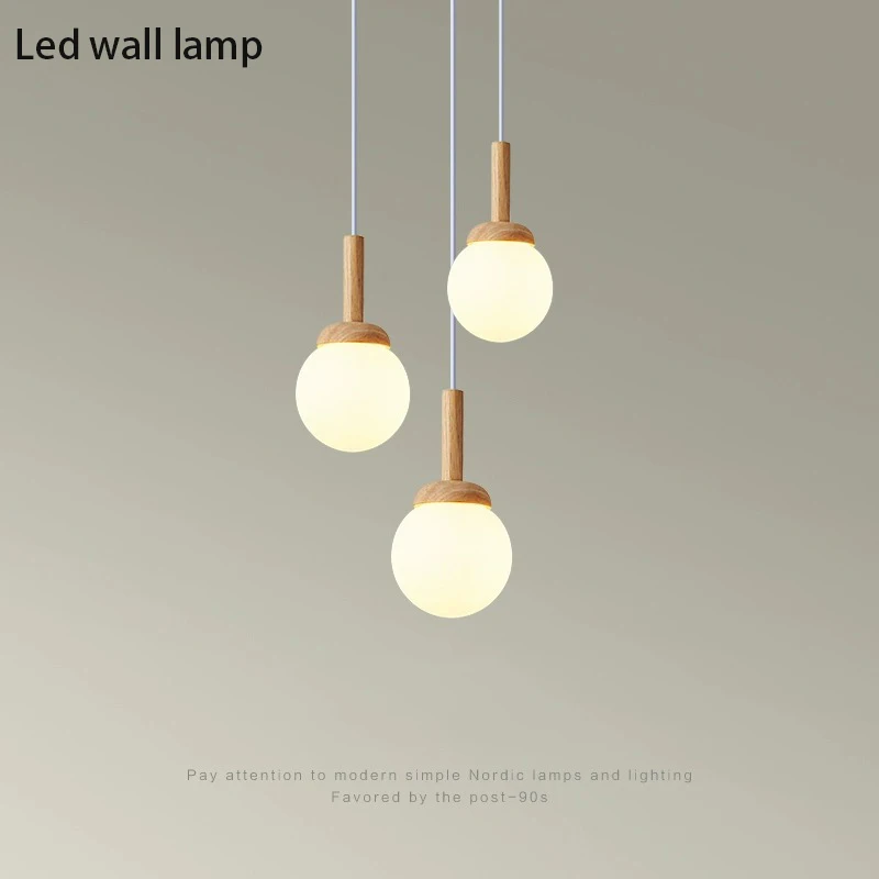 

Светодиодная Подвесная лампа для ресторана, лампа в виде волшебной фасоли, арт-лампа, современный деревянный цвет, обеденный стол, бара, осветительные приборы в европейском стиле