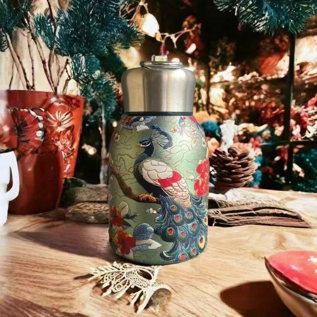 Portable 304 Stainless Steel Insulated Cup 300ml Mini Coffee Mug Double Wall Leak-Proof Water Bottle Outdoor Travel Office 4