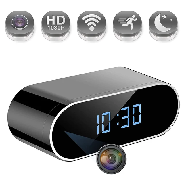 Cheap best clock camera Store HD 1080P Wireless WIFI Mini Clock