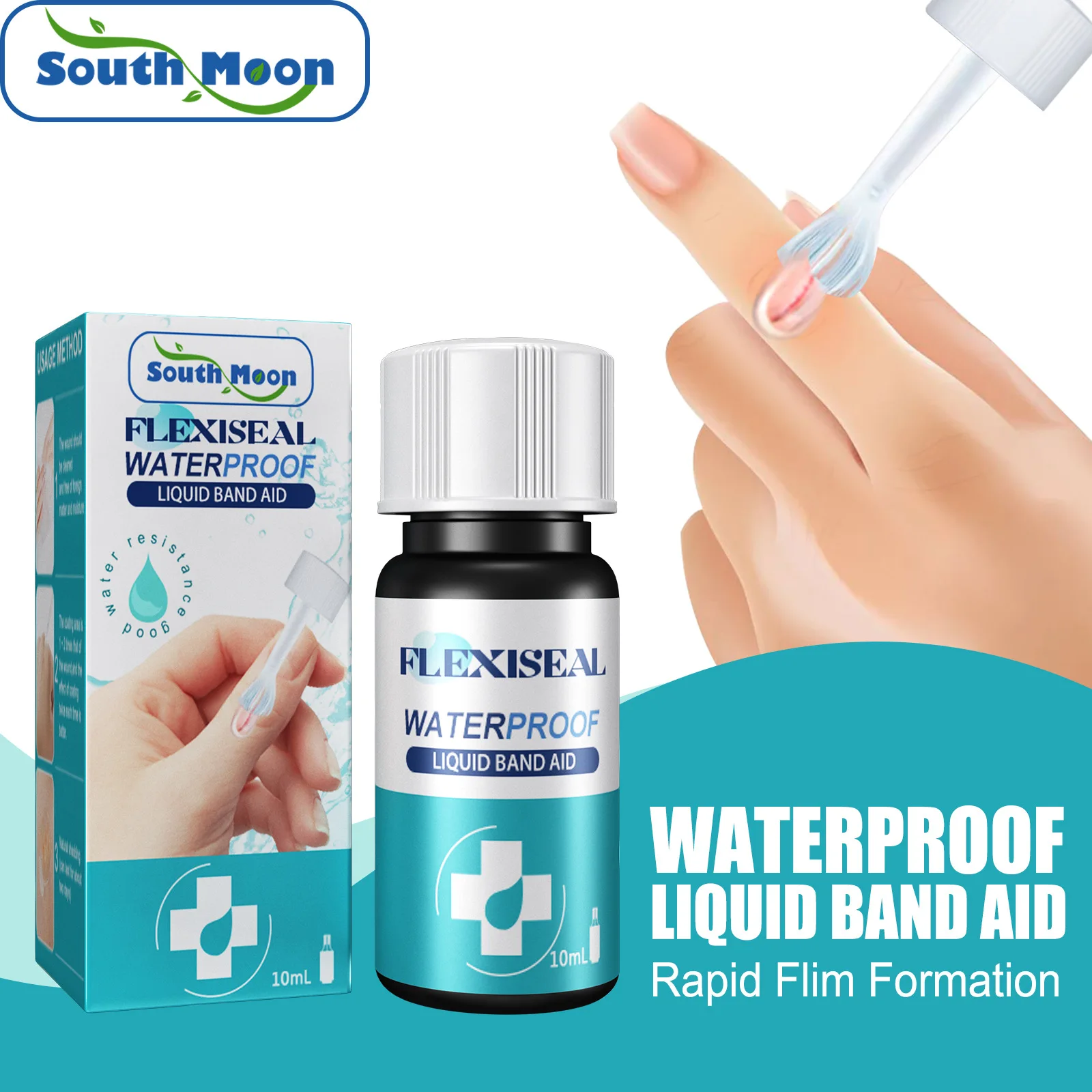 10ml Waterproof First Aid Liquid Bandage for Wounds Healing Gel Patch Hemostasis Plaster Personal Health Care