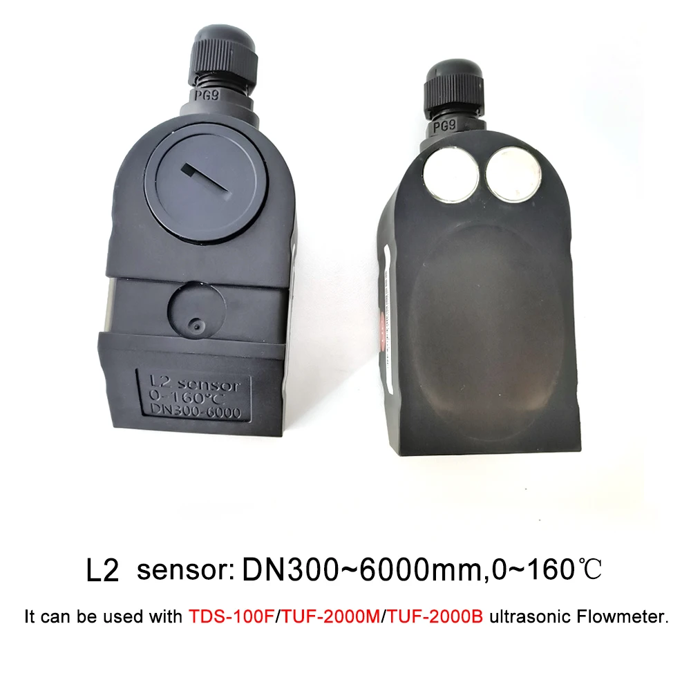 M2 (DN50~DN700mm, 0-160℃) L2 (DN300~DN6000mm, 0-160℃) Transducer Sensor For TDS-100F Ultrasonic Flowmeter