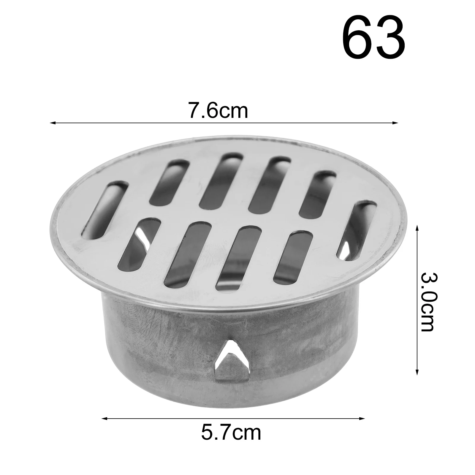 Stainless Steel Balcony Drainage Roof Round Floor Drain Cover Rain Pipe Cap Floor Drain Odor And Blockage Prevention floor drain filter floor drain strainer floor drain basin drain cover