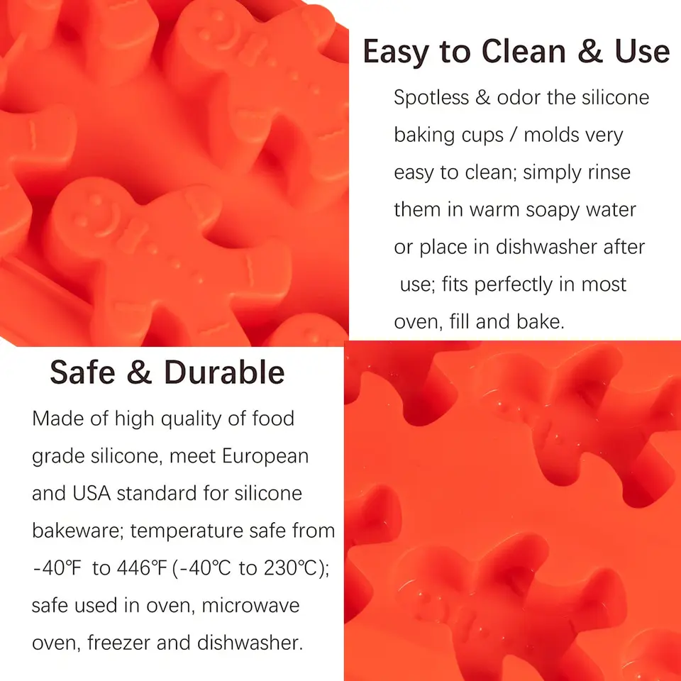 Stampo per candele pan di zenzero - Silicone
