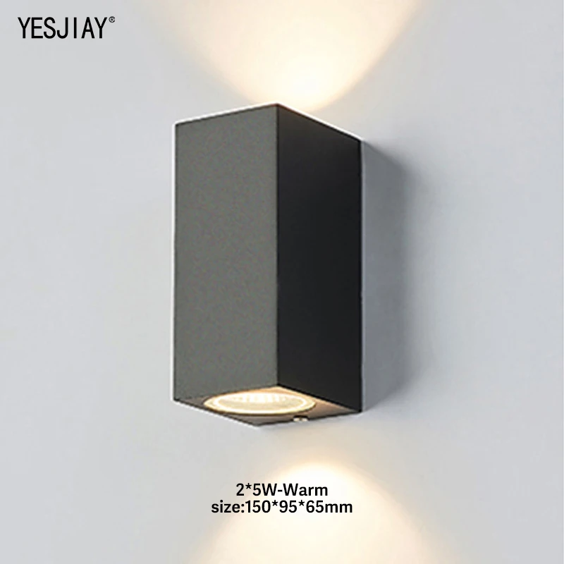 

GU10 Aluminum Up Down Wall Light Outdoor Led Wall Lamp IP65 Waterproof For Home Stair Bedroom Bedside Bathroom Corridor Light