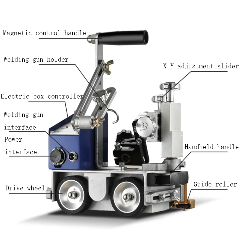 HK-8SS welding trolley corner welding machine automatic portable automatic magnetic corner trolley