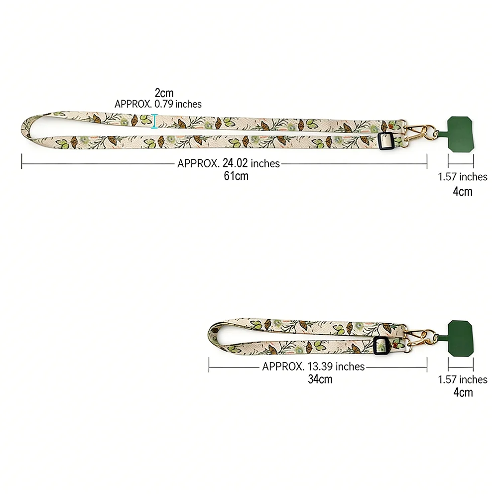 Adjustable Crossbody Phone Lanyard with Anti-Lost Neck Strap