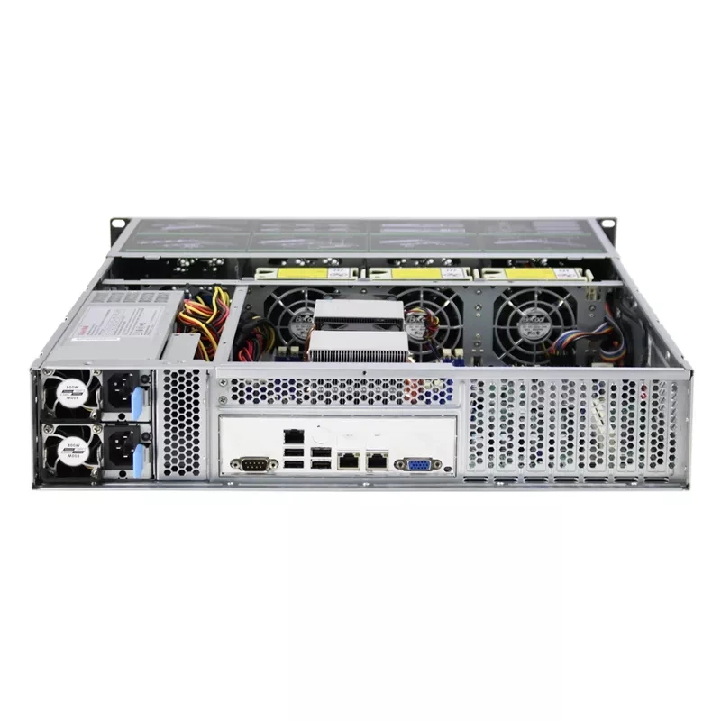 2U 560MM 8bays 8 HDD Hotswap Server Case Rackmount ATX Chassis Support 12*10.5nch Motherboard With 6GB 12GB SATA SAS NVME BP