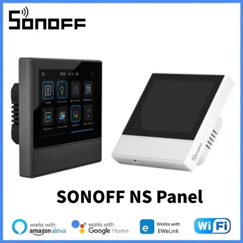 Sonoff Ns Panel Smart Scene Wall Switch Eu/ Us Wifi Smlart Termostato Display Switch Controllo App Con Ewelink Alexa Google Home
