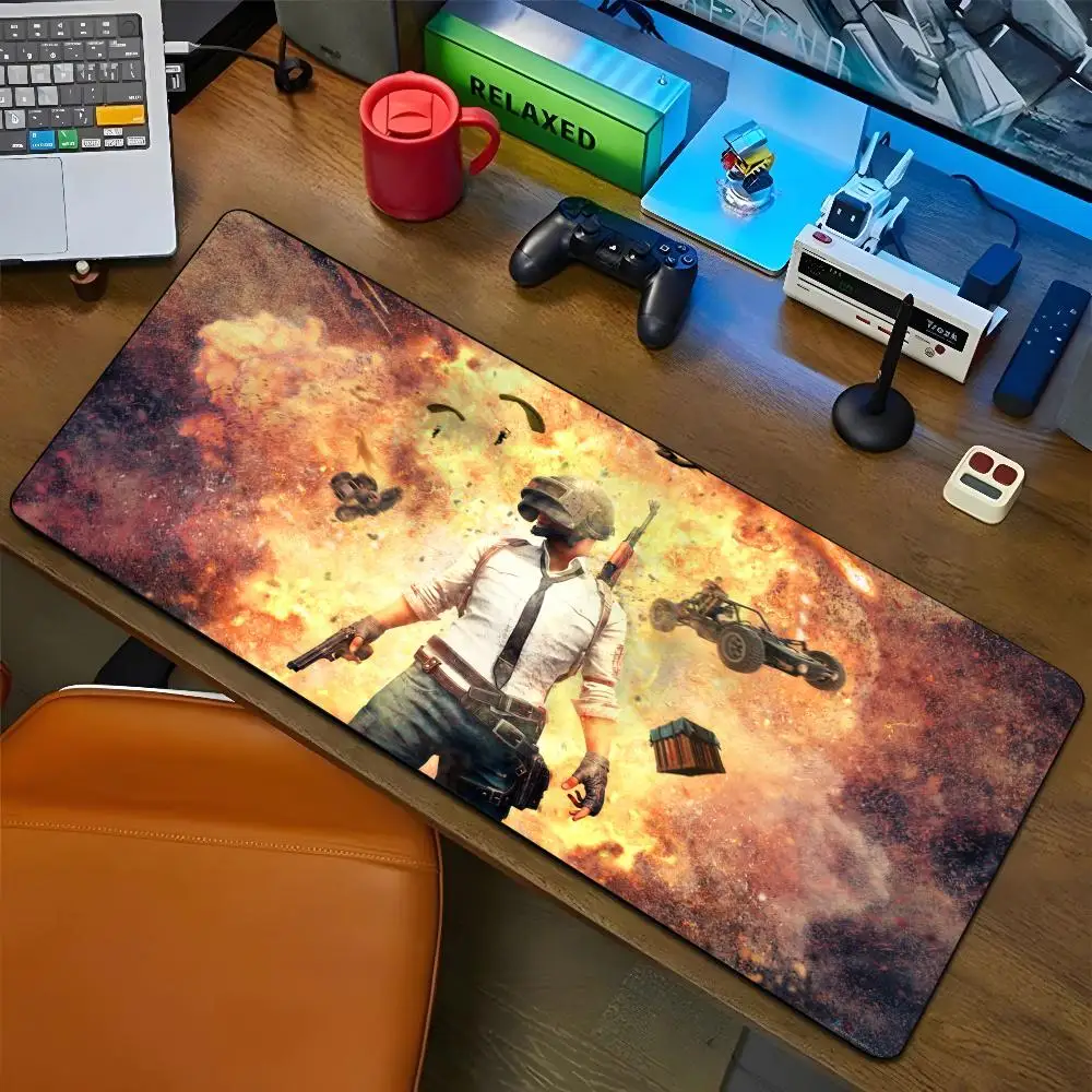 Pubg Battlegrounds Mouse Pad Cartoon Lockedge Large Gaming Pad Computer Gamer Tastiera Mouse Mat Desk Mousepad Per Pc Desk Pad