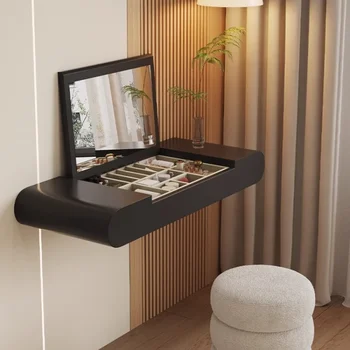 Aesthetic Makeup Vanity Dressing Organizer Toiletries Vanity Makeup Desk Dressers Dresser Luxury Penteadeira Unique Furniture