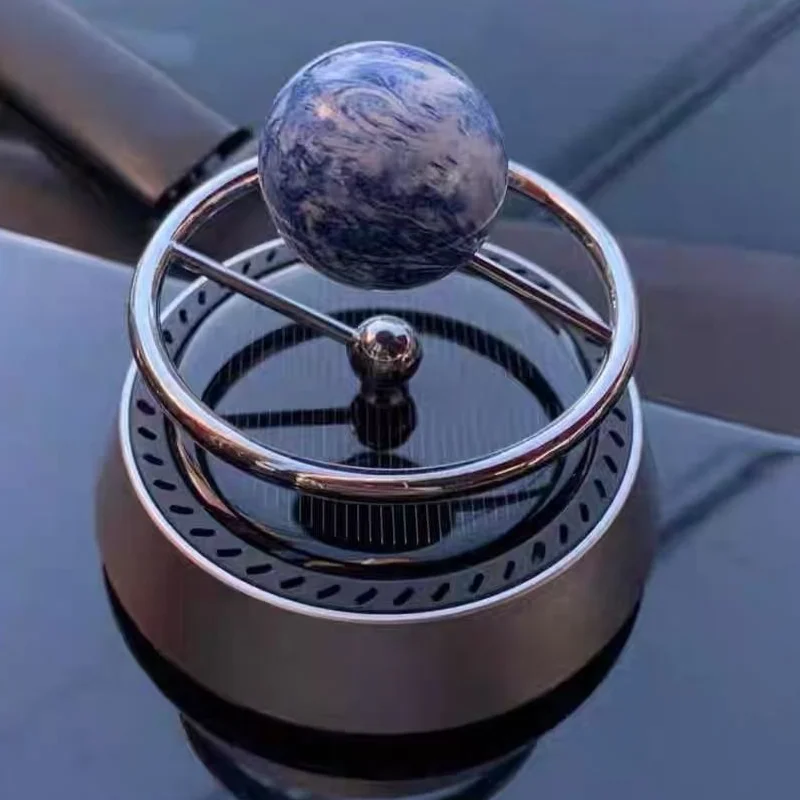 Diffusore di aromi per auto a forma di pianeta solare creativo, profumo per auto a lunga durata, ornamento per auto transfrontaliero - immagine 6