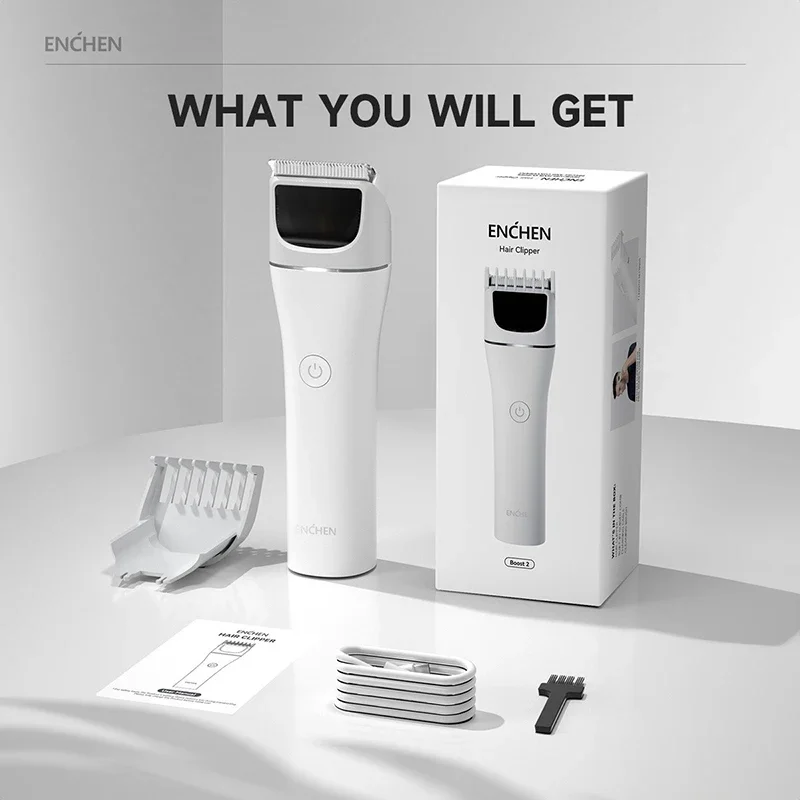 ENCHEN Hair Clipper 2, Cordless Electric Hair Trimmers For Men Adults Kids Rechargeable Professional Barber Hair Cutting Machine 6