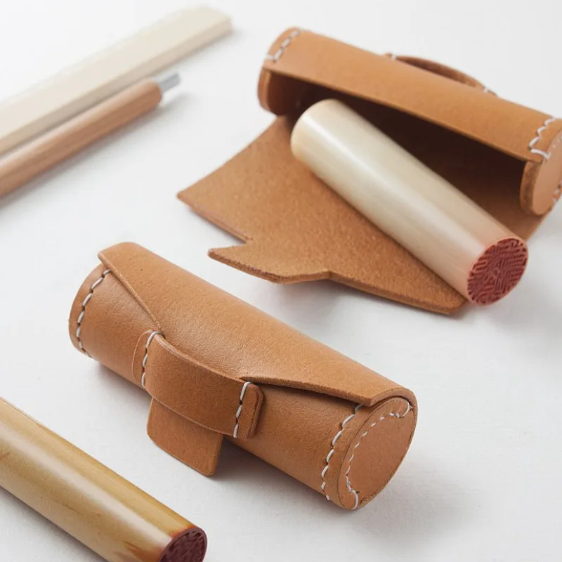 Leather Mini Storage Case Bag