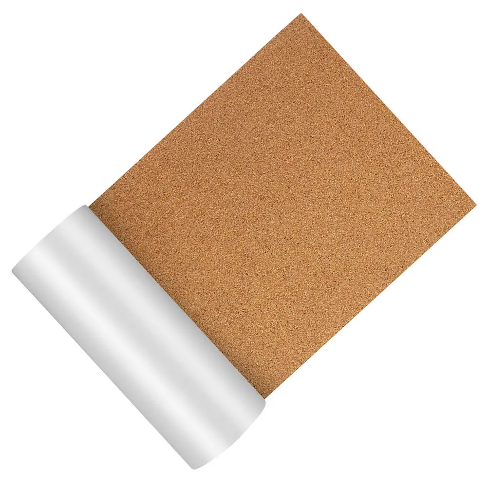 자가 접착 코르크 롤 20x200x1mm 두께의 유연한 보드, 벽 코르크 서랍 라이너 DIY 공예품, 소음 감소, 사무실, 학교, 메모용