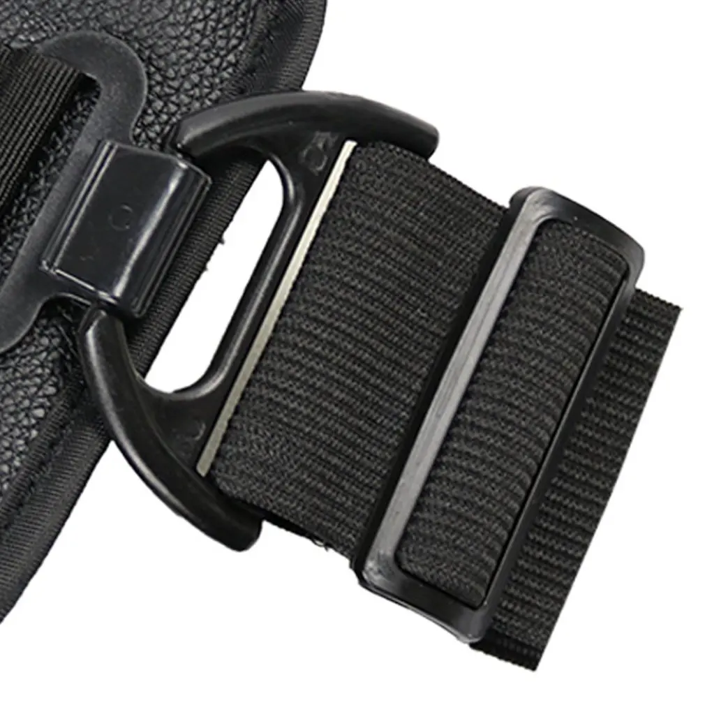 Warme Motorrad-Knieschoner aus PU-Leder, winddicht, kältebeständig, für den Winter, Outdoor-Schutzausrüstung, Zubehör – Detail 7