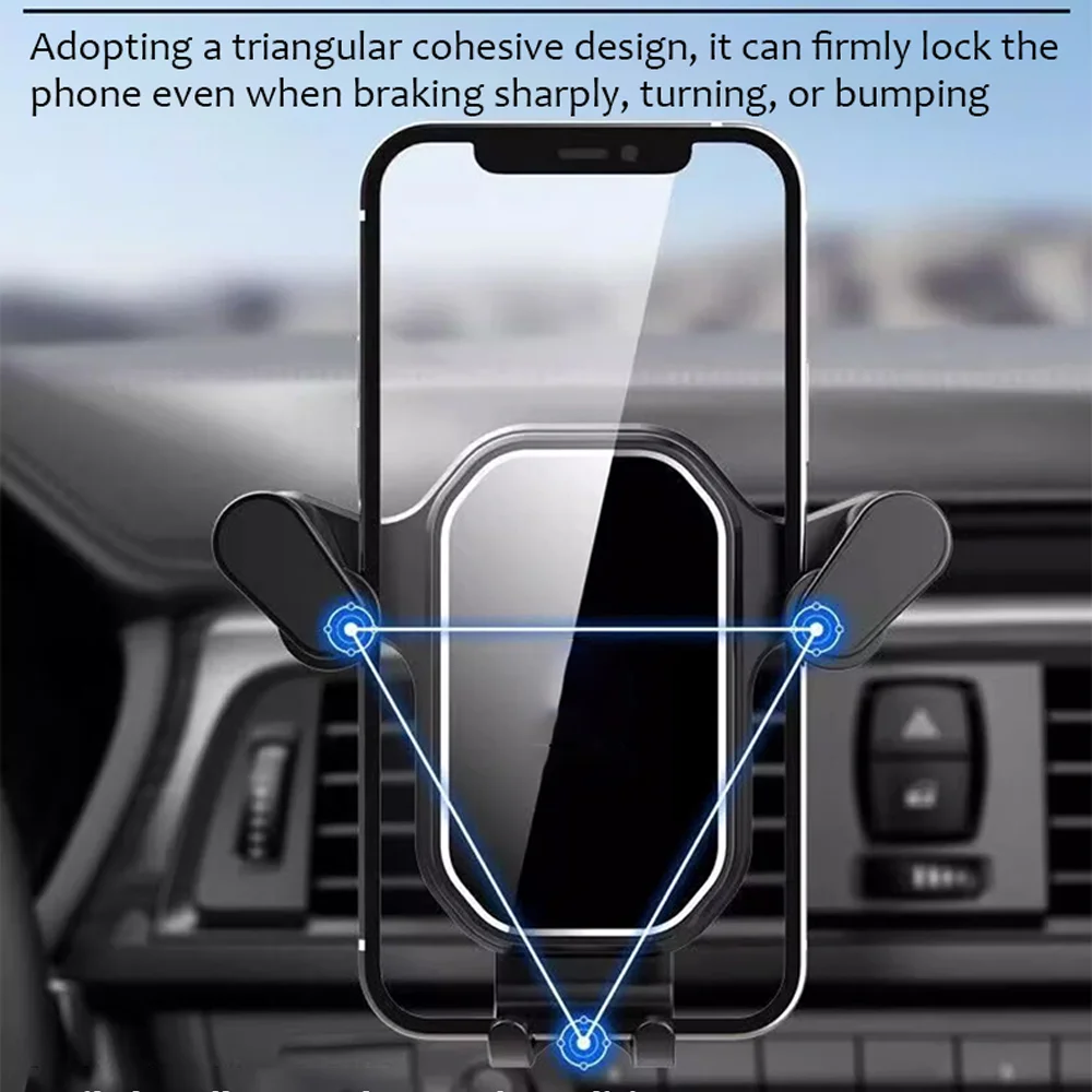 Phone Holder Car Air Vent Outlet Mount Degree Rotatable Phone