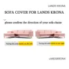 CRIUSJA Couch Cover for LANDSKRONA Sofa Covers 3