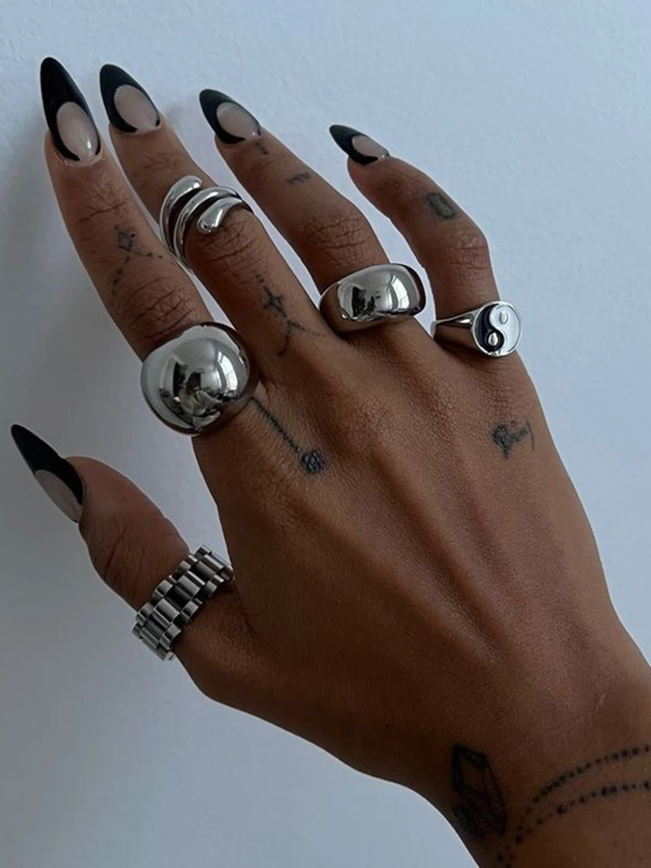 Womens Punk Face Jewelry for Music Festival