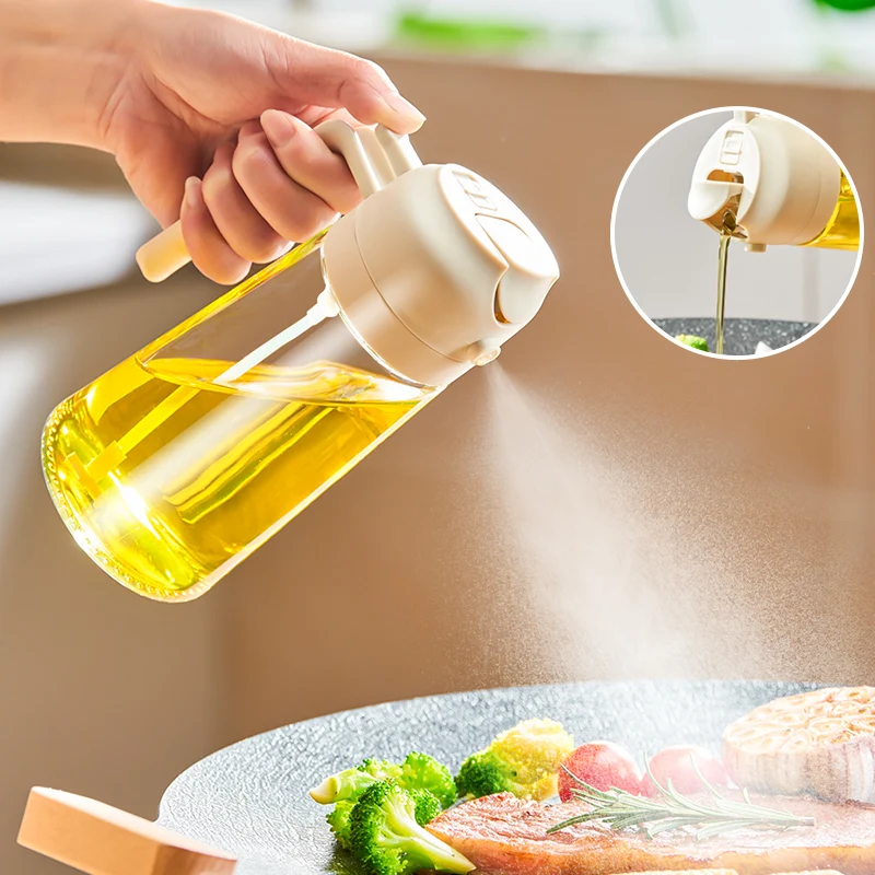 Multifunction Glass Oil Bottle Outdoor BBQ Olive Oil Spray Diffuser Kitchen Vinegar Soy Sauce Spray Pour Container GIANXI oil spray dispenser oil spray bottle spray bottle oil dispenser oil sprayer sauce dispenser