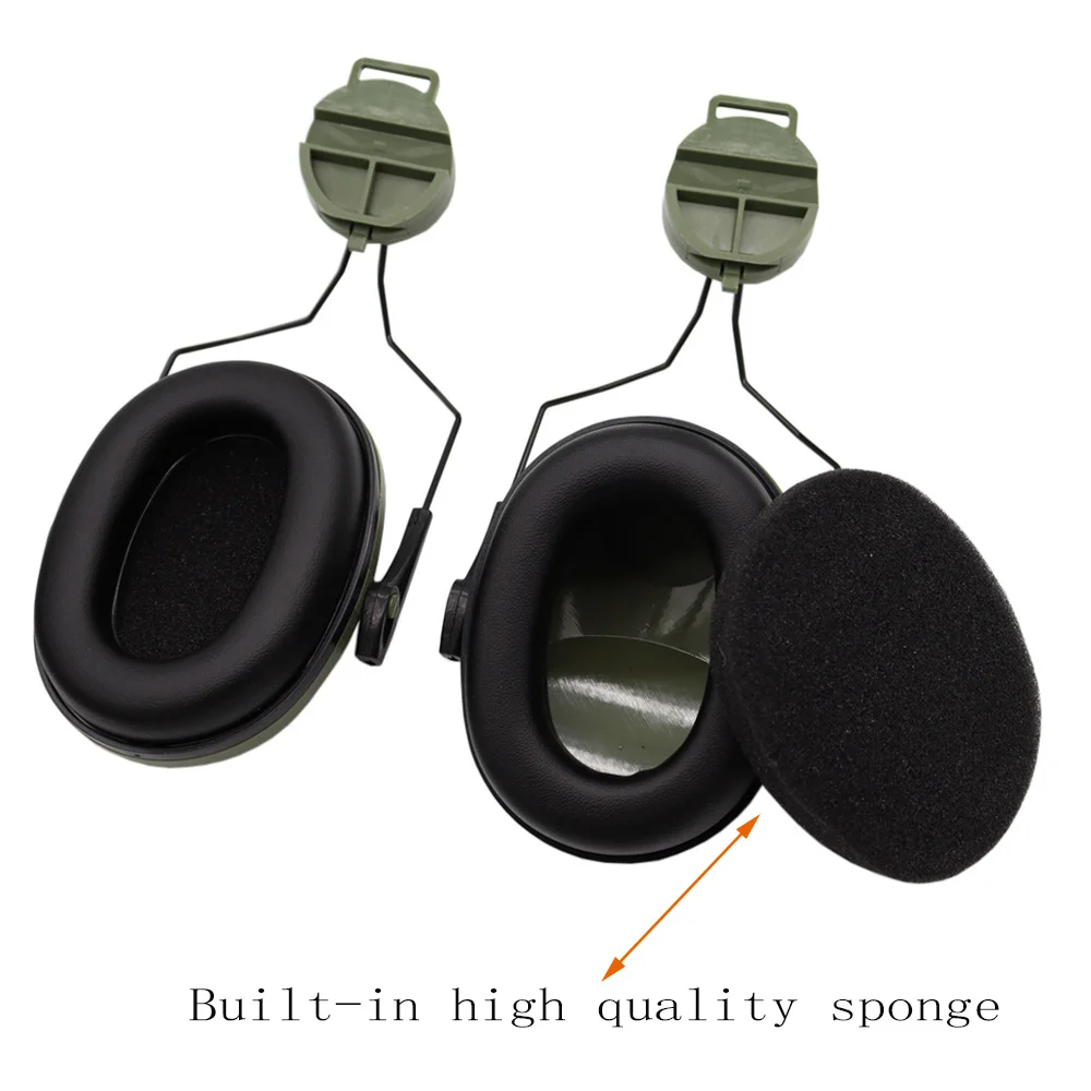 Anti-Noise Ear Plugs Tactical Hunting Ear Defenders Helmet Mounted Version Hearing Protection Soundproof For Shooting