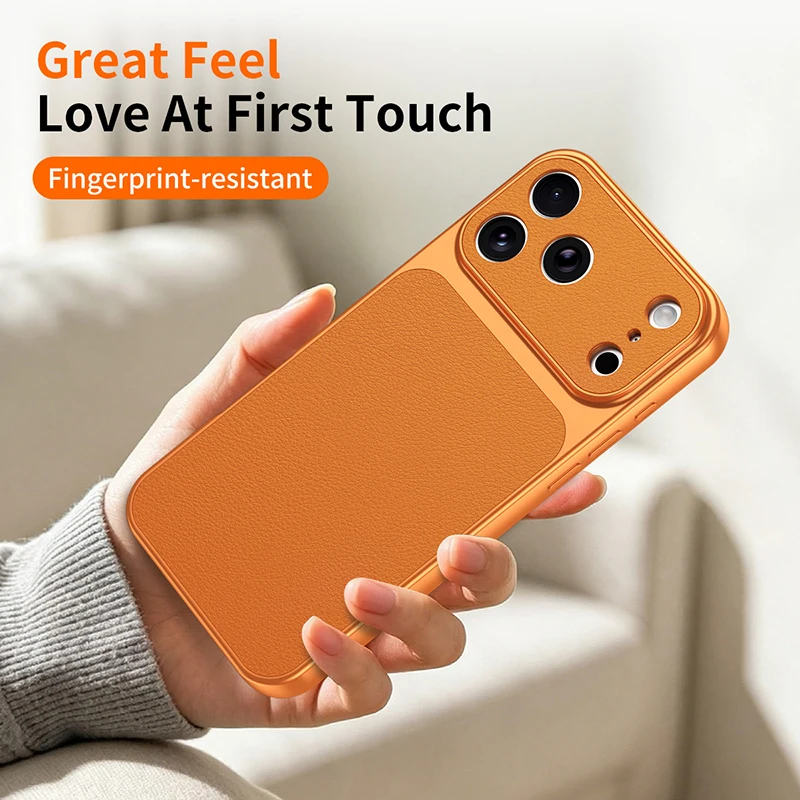 Luxury Faux Sheepskin Shockproof Phone Case with Matte Skin Back Cover