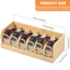 Bamboo 6 Grids Belt Organizer Tie Storage Box Watch Storage Display Box
Wardrobe Accessories Supplly Storage Box for Men Women 3