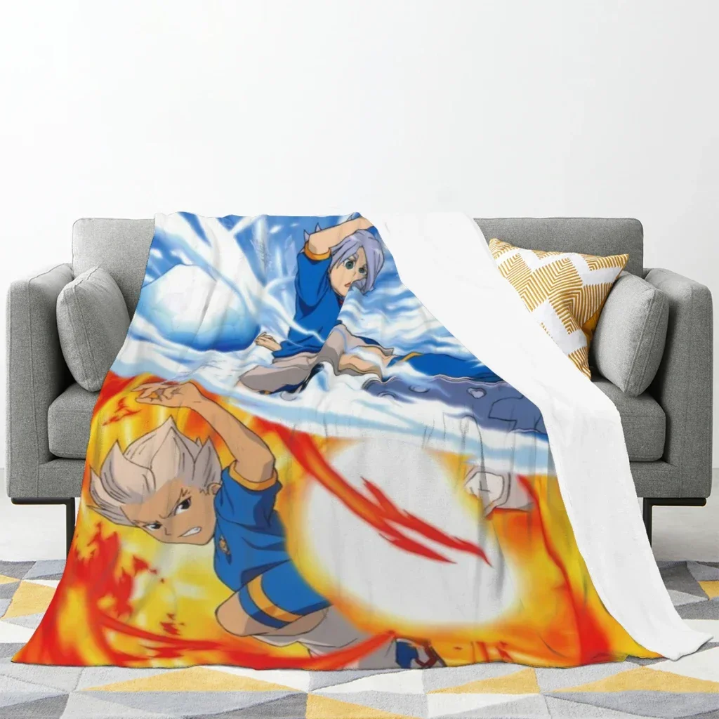 Anime Cartoon Inazuma Eleven  Blanket Soft Throw Blanket for Home Bedroom Bed Sofa Travel Office Cover Blanket Kids 3D Quilt