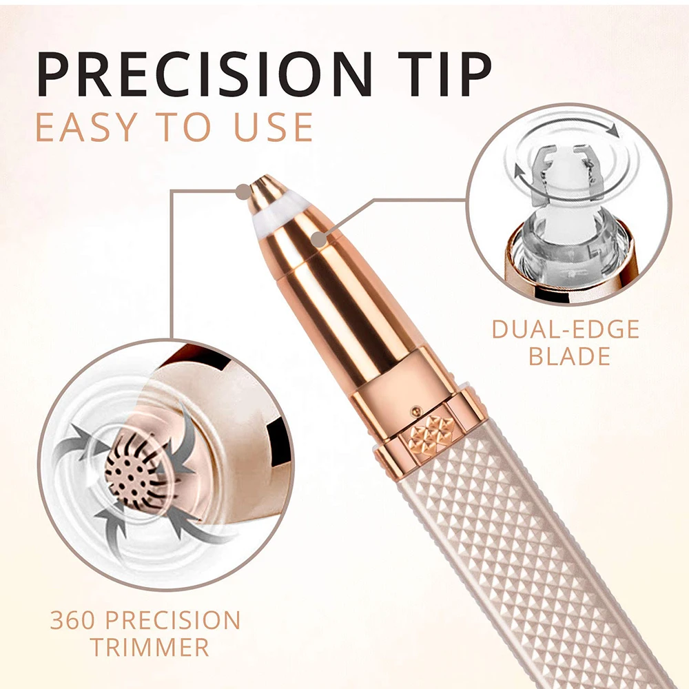 Micro Epilator For Ladies 4 In 1 Wet and Dry Use Hair Remover